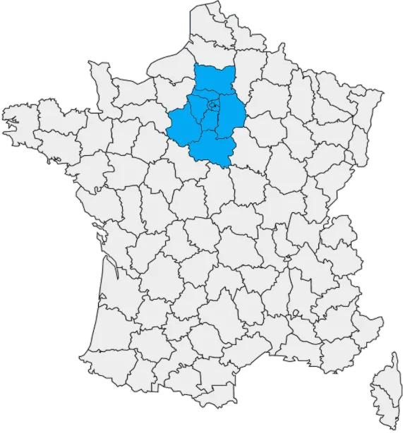Carte des zones d'intervention pour le dégazage de cuve fioul en Île-de-France et alentours